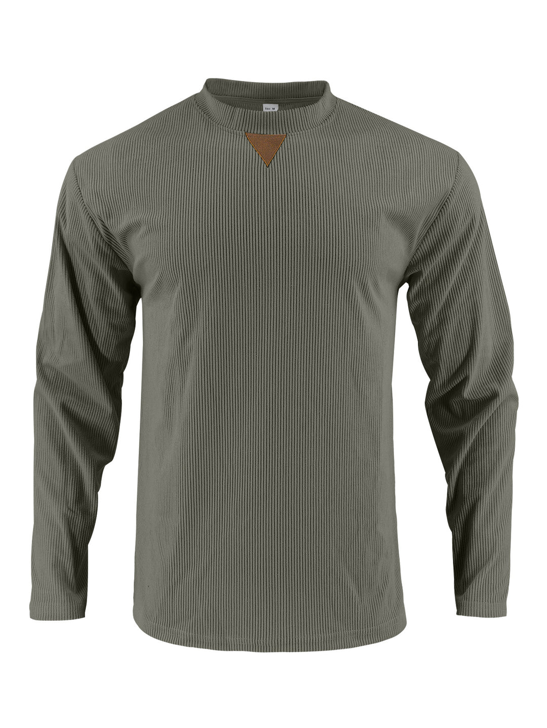Herren Langarmshirt mit strukturiertem Rippdesign EB