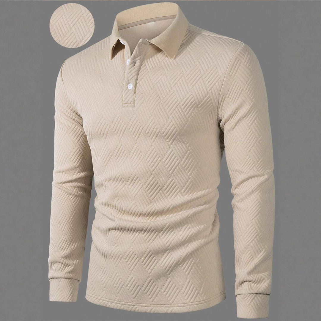 Herren Langarm Polohemd EB