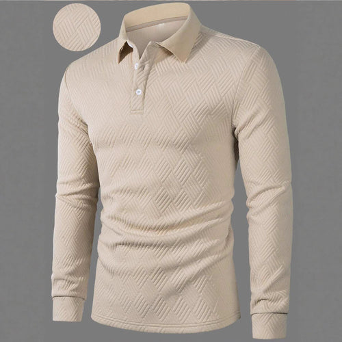 Herren Langarm Polohemd EB