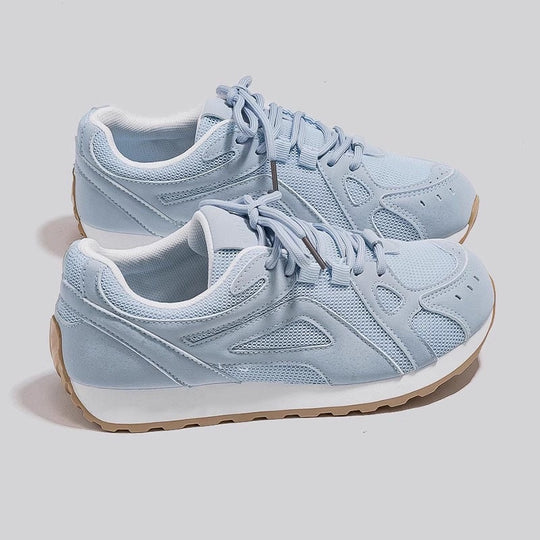 Damen Leichte Laufschuhe mit atmungsaktivem Mesh-Obermaterial und dämpfender Sohle EB