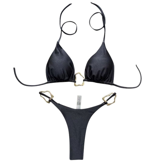 Damen Triangel-Bikini mit luxuriösen Akzenten EB