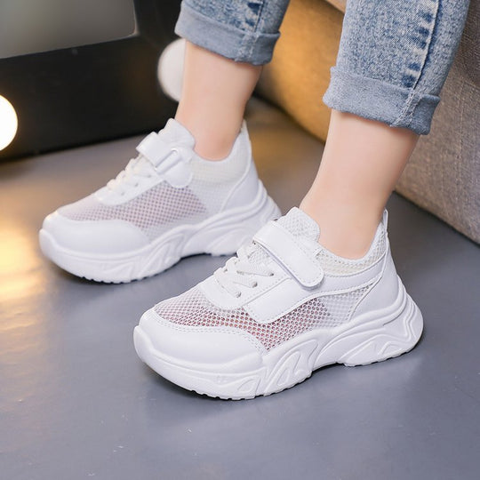 Damen Sneakers mit atmungsaktivem Obermaterial und rutschfester Laufsohle EB