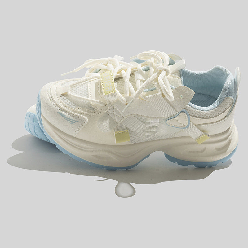 Damen Sportliche Sneakers mit innovativem Design und atmungsaktiven Einsätzen EB