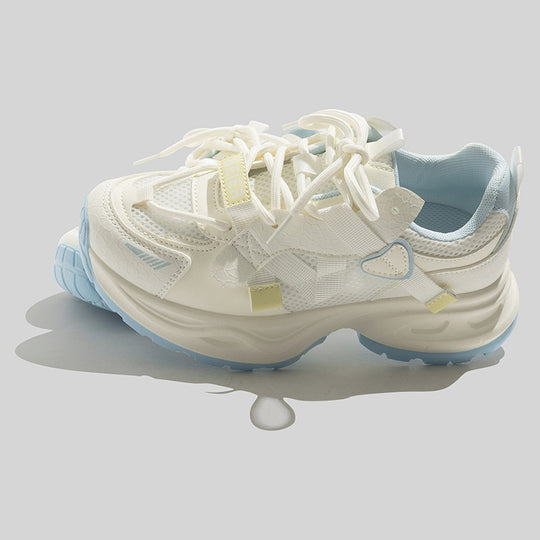Damen Sportliche Sneakers mit innovativem Design und atmungsaktiven Einsätzen EB