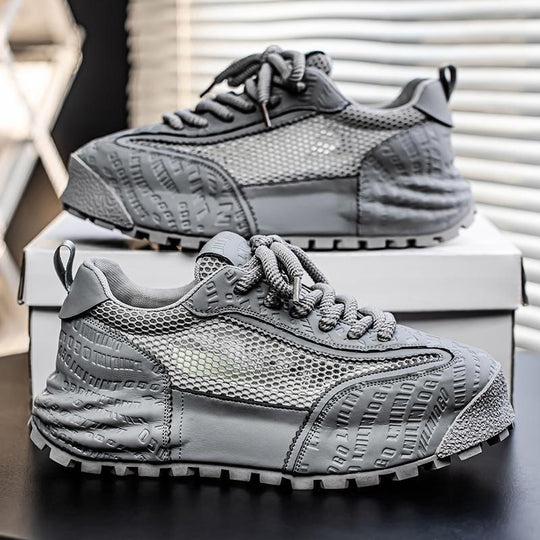 Damen atmungsaktive Sport-Sneaker mit innovativer Textur und rutschfester Sohle EB
