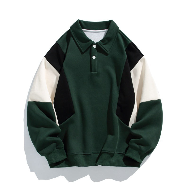 Damen modischer Polo-Pullover mit angesagten Farbkontrasten EB