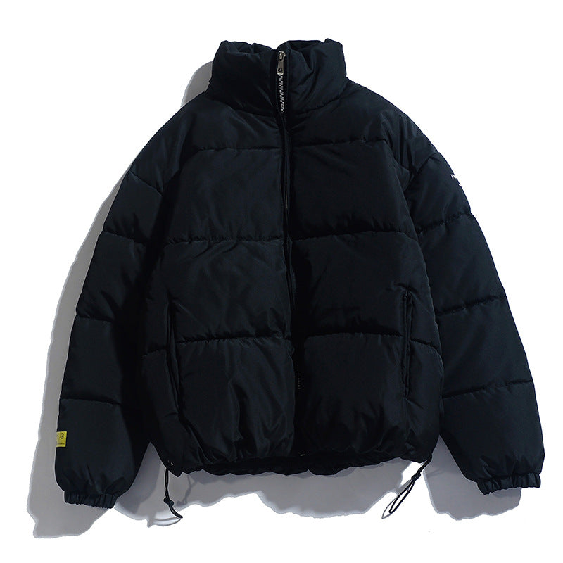 Damen modische Steppjacke mit hohem Kragen und praktischen Taschen EB