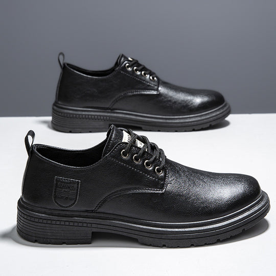 Damen Klassische Lederschuhe mit rutschfester Sohle und elegantem Design EB
