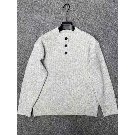 Damen Feinstrickpullover mit Knopfdetails EB