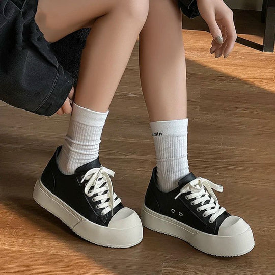 Damen Sportliche Sneaker mit einzigartiger Plateau-Sohle EB