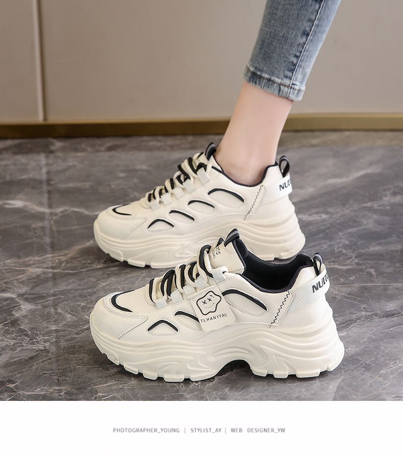 Damen Chunky Sneakers im modernen Design mit atmungsaktiver Sohle EB
