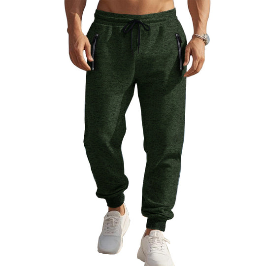 Herren Sportliche Jogginghose mit seitlichen Reißverschlusstaschen EB