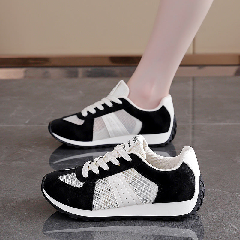 Damen Freizeitsneakers mit atmungsaktivem Mesh-Obermaterial und stoßdämpfender Sohle EB