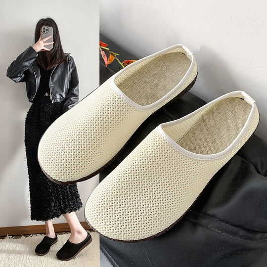 Damen Komfortable Hausschuhe aus atmungsaktivem Mesh EB