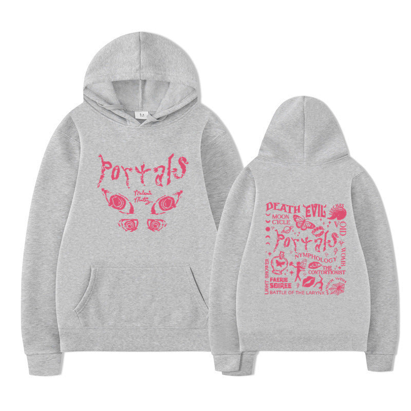 Damen Kapuzenpullover mit kreativem Motiv und bequemer Passform EB