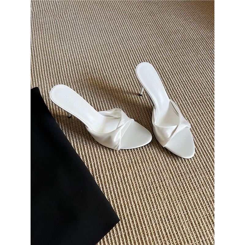 Damen elegante Sandalen mit raffiniertem Knoten-Design EB