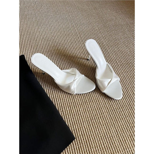 Damen elegante Sandalen mit raffiniertem Knoten-Design EB