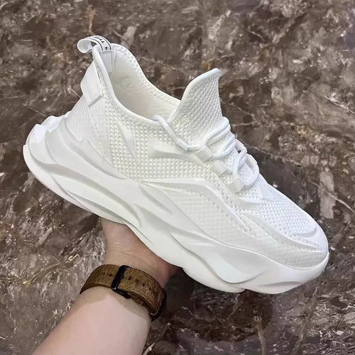 Damen Sportliche Lifestyle-Sneaker mit atmungsaktiver Mesh-Konstruktion und dämpfender Sohle EB