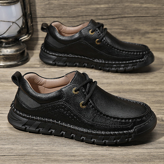 Herren Bequeme und robuste Schnürschuhe mit rutschfester Sohle EB