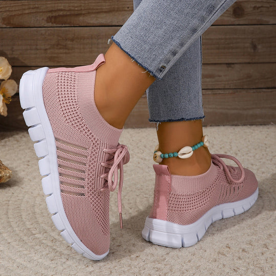 Damen Atmungsaktive Sneakers mit flexiblem Strickdesign EB
