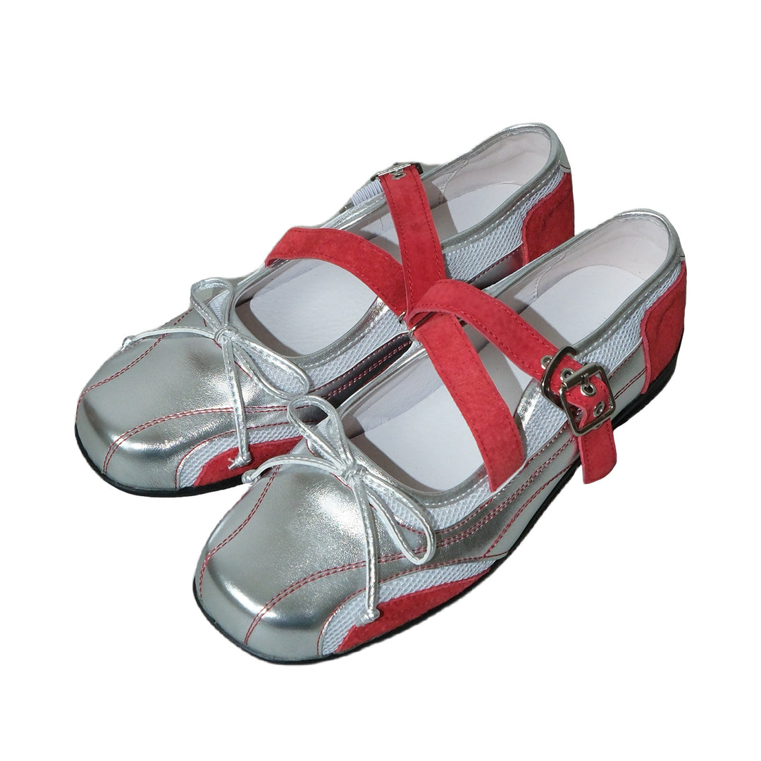 Damen Ballerinas mit modischen Schnallen und elegantem Design EB