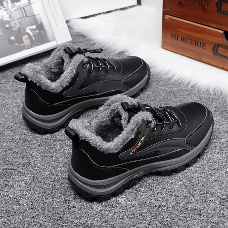 Damen Modische Winter Sneakers mit isolierendem Warmfutter EB