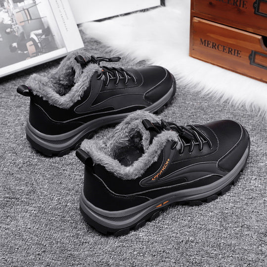 Damen Modische Winter Sneakers mit isolierendem Warmfutter EB