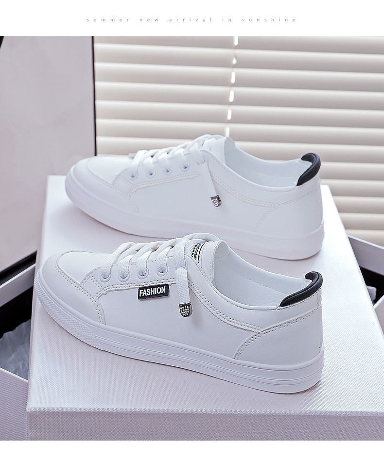 Damen Sportliche Sneakers mit seitlichem Logo und klassischem Design EB