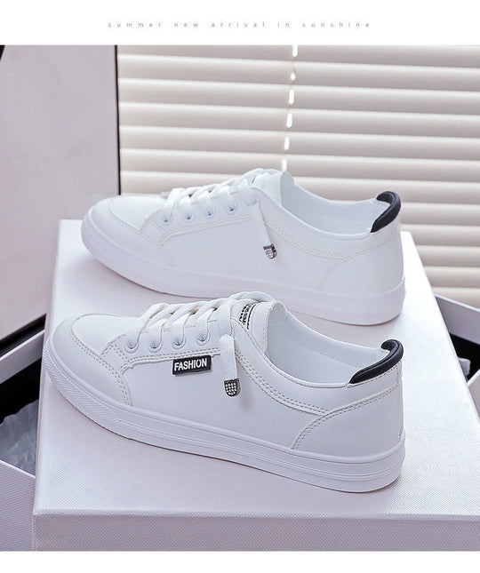 Damen Sportliche Sneakers mit seitlichem Logo und klassischem Design EB