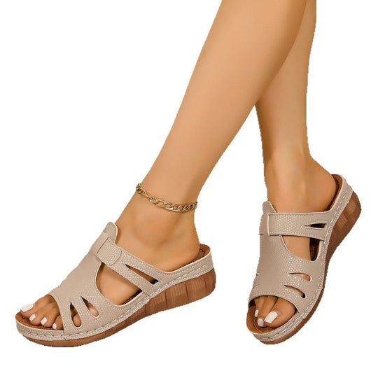 Damen Atmungsaktive Clogs mit offener Zehenpartie und verstellbarem Riemen EB