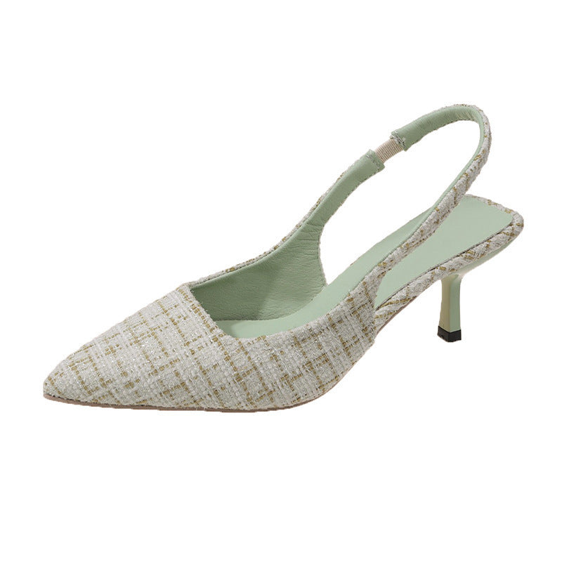 Damen elegante Slingpumps mit feiner Textur EB