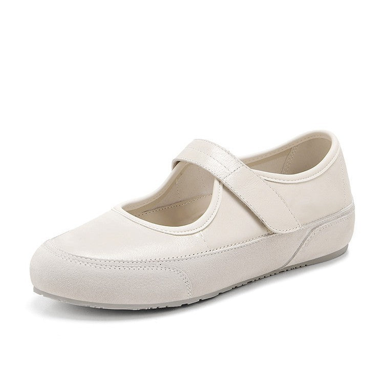 Damen Komfortable Ballerinas mit verstellbarem Riemchen EB