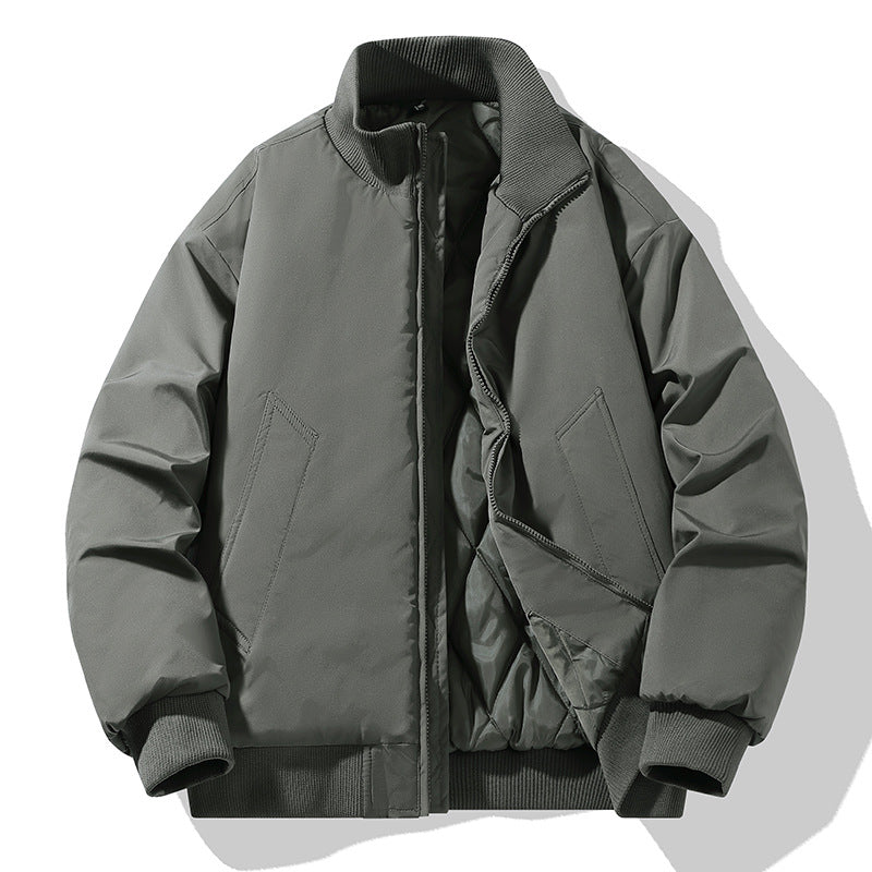 Herren modische Steppjacke mit hohem Kragen EB