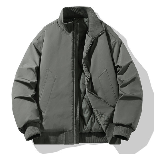 Herren modische Steppjacke mit hohem Kragen EB