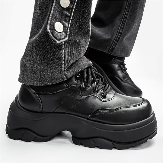 Damen urbane Plateau‑Chunky‑Sneaker mit extra hoher Dämpfung, gepolstertem Knöchelkragen und griffiger Offroad‑Profilsohle EB