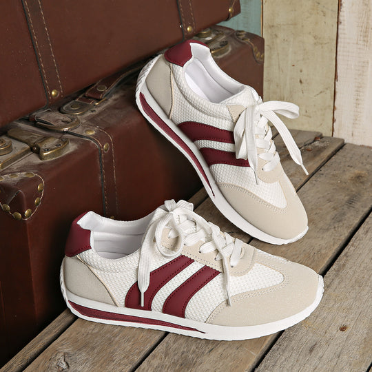 Damen Sportliche Sneaker mit atmungsaktivem Obermaterial und dämpfender Sohle EB