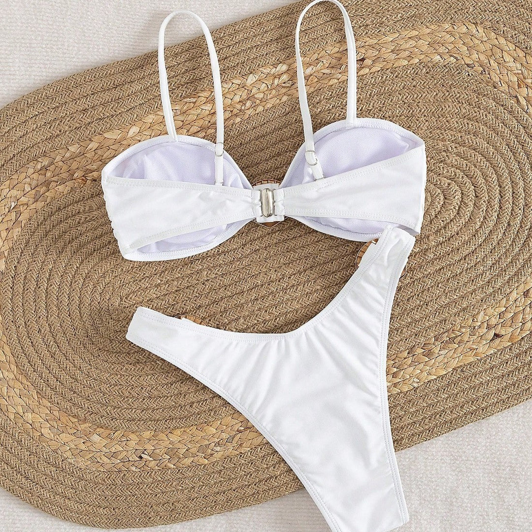 Damen Bikini-Set mit raffinierten Muscheldetails EB