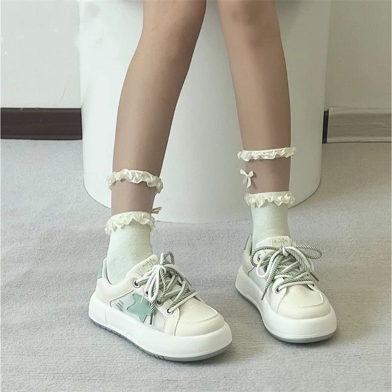 Damen Sportive Sneakers mit modischem Mesh-Design und rutschfester Sohle EB