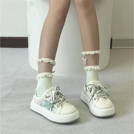 Damen Sportive Sneakers mit modischem Mesh-Design und rutschfester Sohle EB