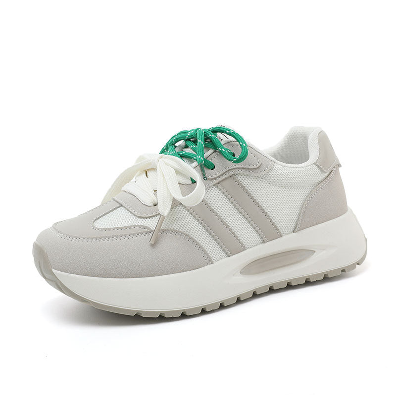 Damen modische Sneakers mit robustem Profil und atmungsaktiver Mesh-Oberfläche EB