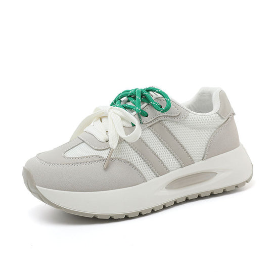 Damen modische Sneakers mit robustem Profil und atmungsaktiver Mesh-Oberfläche EB