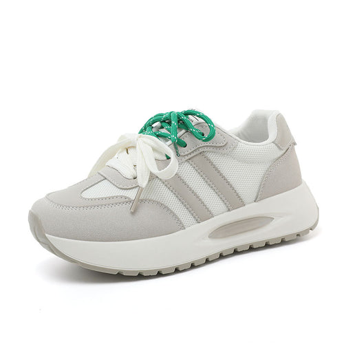 Damen modische Sneakers mit robustem Profil und atmungsaktiver Mesh-Oberfläche EB