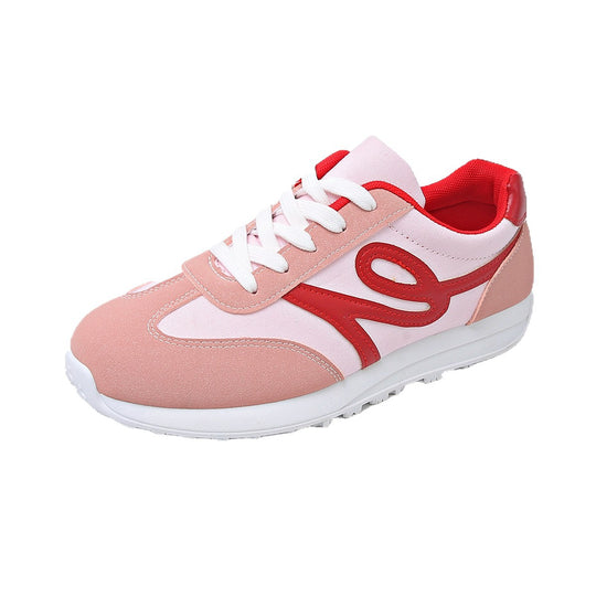 Damen Sportliche Freizeitsneaker mit atmungsaktiver Oberflächenstruktur und dämpfender Sohle EB