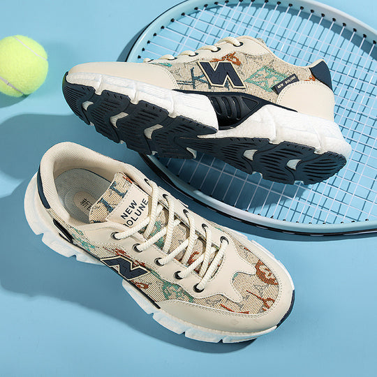 Damen Sportliche Sneakers mit modischem Strukturdesign und atmungsaktiven Materialien EB