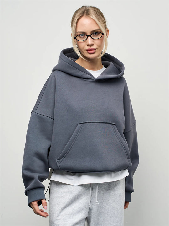 Damen oversized Kapuzenpullover EB