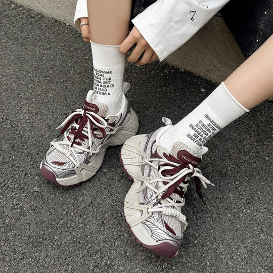 Damen Sportliche Sneaker mit atmungsaktivem Obermaterial und dämpfender Sohle EB