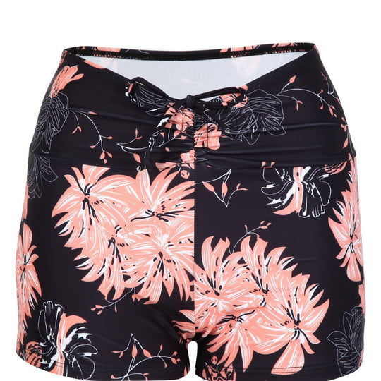 Damen Bikini-Höschen mit hohem Bund und raffinierten Rüschendetails EB