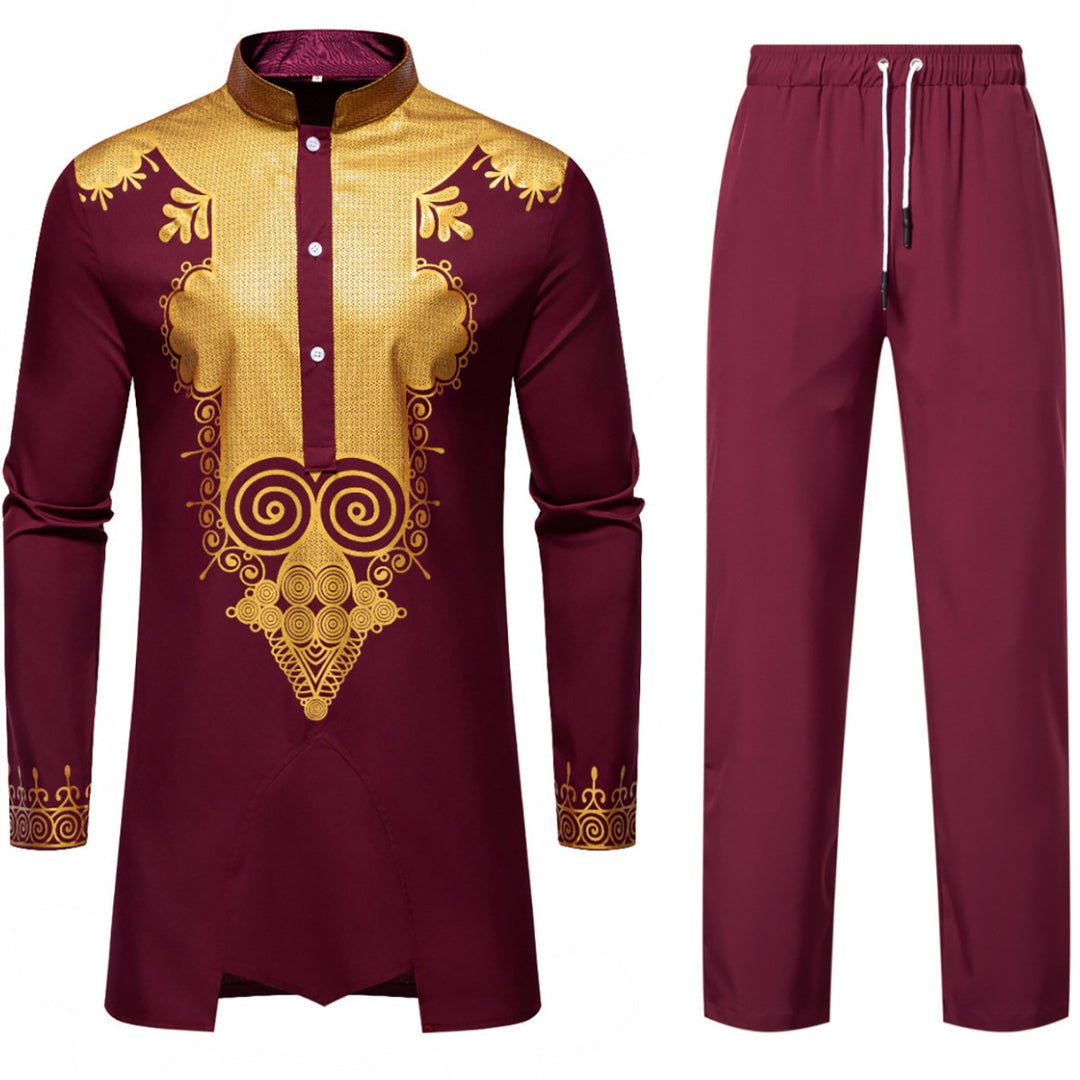 Herren elegantes Kombi-Outfit mit dekorativen Verzierungen EB