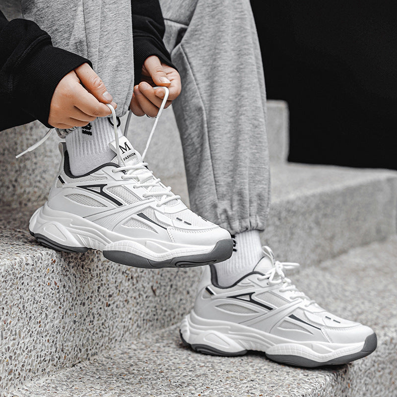 Damen Sportliche Sneakers mit atmungsaktiver Mesh-Oberfläche EB