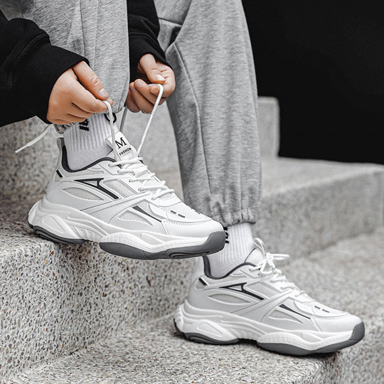 Damen Sportliche Sneakers mit atmungsaktiver Mesh-Oberfläche EB